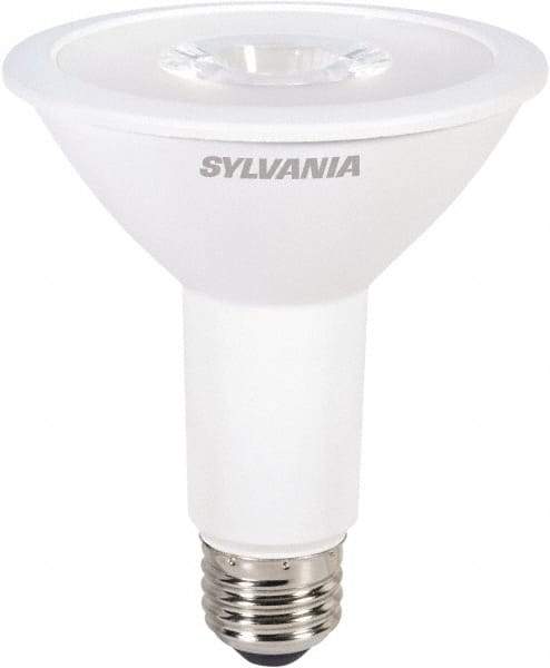 SYLVANIA - 9 Watt LED Flood/Spot Medium Screw Lamp - 3,000°K Color Temp, 700 Lumens, Shatter Resistant, PAR30L, 25,000 hr Avg Life - Apex Tool & Supply