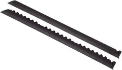 Notrax - 3' Long x 2" Wide x 5/8" Thick, Anti-Fatigue Modular Matting Tiles - Male, 4 Interlocking Sides, Black, For Dry Areas, Series 461 - Apex Tool & Supply