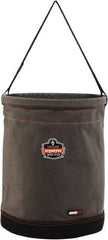 Ergodyne - 1 Pocket Gray Canvas Tool Bucket - 16" Wide x 16" Deep x 20" High - Apex Tool & Supply