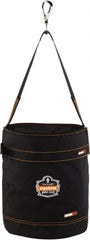Ergodyne - 1 Pocket Black Polyester Tool Bucket - 12-1/2" Wide x 12-1/2" Deep x 15" High - Apex Tool & Supply
