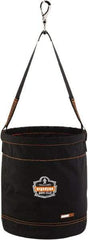 Ergodyne - 1 Pocket Black Polyester Tool Bucket - 12-1/2" Wide x 12-1/2" Deep x 15" High - Apex Tool & Supply