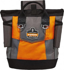 Ergodyne - General Purpose Holster with 1 Pocket - Ballistic Polyester, Orange, 11-1/2" Wide x 10" High x 6" Deep - Apex Tool & Supply