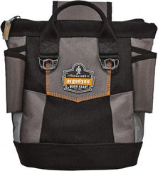 Ergodyne - General Purpose Holster with 10 Pockets - Ballistic Polyester, Gray, 11-1/2" Wide x 13" High x 6" Deep - Apex Tool & Supply