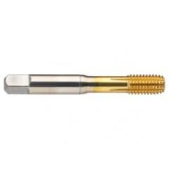 10-32 Dia. - 2BX - 4 FL - Cobalt Semi-Bott Tap FORM-C-TiN - Apex Tool & Supply