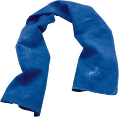 Ergodyne - Size 29-1/2", Cooling Towel - Blue Solid Pattern, PVA - Apex Tool & Supply