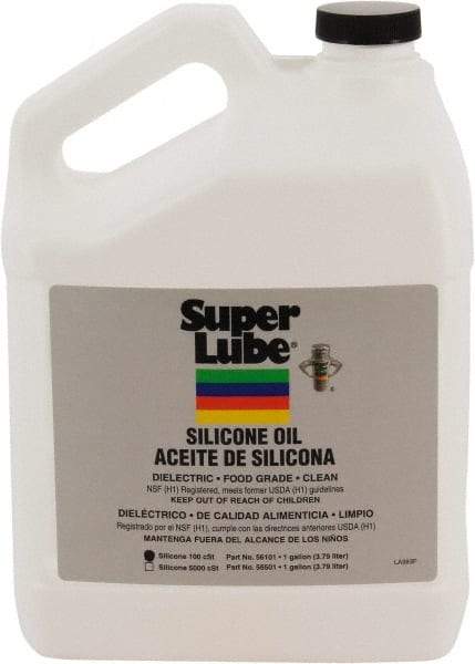 Synco Chemical - 1 Gal Bottle Synthetic Machine Oil - -50 to 200°F, SAE 80W, ISO 100, 100 cSt at 25°C, Food Grade - Apex Tool & Supply