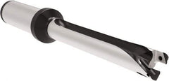 Allied Machine and Engineering - Series 14, 14 to 14.99mm Diam, 3/4" Diam Straight Shank with Flange, Straight Flute Spade Drill - 6-7/32" Max Depth, 6.978" Body Length, 9" OAL, Long Length, Through Coolant - Apex Tool & Supply