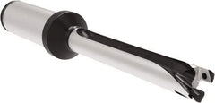 Allied Machine and Engineering - Series 12, 12 to 12.99mm Diam, 3/4" Diam Straight Shank with Flange, Straight Flute Spade Drill - 3-19/32" Max Depth, 6-3/4" OAL, Standard Length, Through Coolant - Apex Tool & Supply