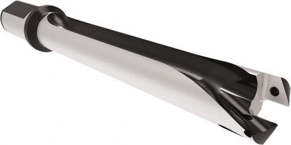 Allied Machine and Engineering - Series 29, 29 to 31.99mm Diam, 1-1/4" Diam Straight Shank with Flange, Straight Flute Spade Drill - 12-19/32" Max Depth, 16-19/32" OAL, Long Length, Through Coolant - Apex Tool & Supply