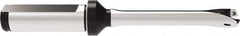 Allied Machine and Engineering - Series 11, 11 to 11.99mm Diam, 5/8" Diam Straight Shank with Flange, Straight Flute Spade Drill - 1-8/19" Max Depth, 4-13/32" OAL, Standard Length, Through Coolant - Apex Tool & Supply
