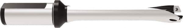 Allied Machine and Engineering - Series 20, 20 to 21.99mm Diam, 1" Diam Straight Shank with Flange, Straight Flute Spade Drill - 2-17/32" Max Depth, 6.331" OAL, Standard Length, Through Coolant - Apex Tool & Supply