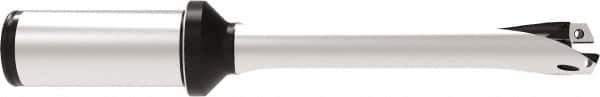 Allied Machine and Engineering - Series 18, 18 to 19.99mm Diam, 1" Diam Straight Shank with Flange, Straight Flute Spade Drill - 2-3/8" Max Depth, 6-3/32" OAL, Standard Length, Through Coolant - Apex Tool & Supply