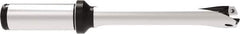 Allied Machine and Engineering - Series 16, 16 to 16.99mm Diam, 3/4" Diam Straight Shank with Flange, Straight Flute Spade Drill - 2-1/67" Max Depth, 5-11/32" OAL, Standard Length, Through Coolant - Apex Tool & Supply