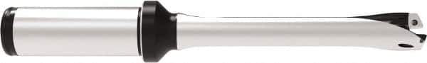 Allied Machine and Engineering - Series 15, 15 to 15.99mm Diam, 3/4" Diam Straight Shank with Flange, Straight Flute Spade Drill - 1-8/9" Max Depth, 5.0833" OAL, Standard Length, Through Coolant - Apex Tool & Supply