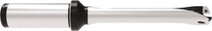 Allied Machine and Engineering - Series 15, 15 to 15.99mm Diam, 3/4" Diam Straight Shank with Flange, Straight Flute Spade Drill - 1-8/9" Max Depth, 5.0833" OAL, Standard Length, Through Coolant - Apex Tool & Supply