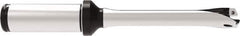 Allied Machine and Engineering - Series 14, 14 to 14.99mm Diam, 3/4" Diam Straight Shank with Flange, Straight Flute Spade Drill - 2-61/64" Max Depth, 6-5/32" OAL, Standard Length, Through Coolant - Apex Tool & Supply