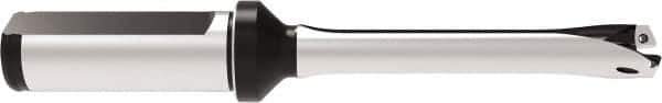 Allied Machine and Engineering - Series 13, 13 to 13.99mm Diam, 20mm Diam Straight Shank with Flange, Straight Flute Spade Drill - 70mm Max Depth, 149.4mm OAL, Standard Length, Through Coolant - Apex Tool & Supply
