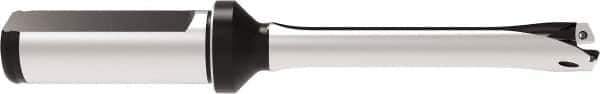 Allied Machine and Engineering - Series 13, 13 to 13.99mm Diam, 3/4" Diam Straight Shank with Flange, Straight Flute Spade Drill - 2-49/64" Max Depth, 5-15/16" OAL, Standard Length, Through Coolant - Apex Tool & Supply