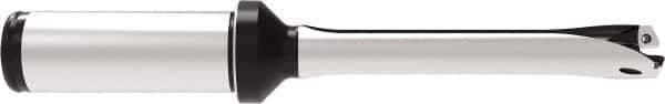 Allied Machine and Engineering - Series 13, 13 to 13.99mm Diam, 3/4" Diam Straight Shank with Flange, Straight Flute Spade Drill - 2-49/64" Max Depth, 5-15/16" OAL, Standard Length, Through Coolant - Apex Tool & Supply