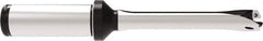 Allied Machine and Engineering - Series 13, 13 to 13.99mm Diam, 3/4" Diam Straight Shank with Flange, Straight Flute Spade Drill - 2-49/64" Max Depth, 5-15/16" OAL, Standard Length, Through Coolant - Apex Tool & Supply