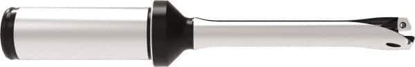 Allied Machine and Engineering - Series 12, 12 to 12.99mm Diam, 3/4" Diam Straight Shank with Flange, Straight Flute Spade Drill - 1-35/64" Max Depth, 4.736" OAL, Standard Length, Through Coolant - Apex Tool & Supply