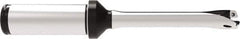 Allied Machine and Engineering - Series 12, 12 to 12.99mm Diam, 3/4" Diam Straight Shank with Flange, Straight Flute Spade Drill - 1-35/64" Max Depth, 4.736" OAL, Standard Length, Through Coolant - Apex Tool & Supply