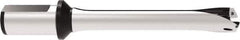 Allied Machine and Engineering - Series 32, 32 to 35mm Diam, 1-1/2" Diam Straight Shank with Flange, Straight Flute Spade Drill - 6-59/64" Max Depth, 11.7941" OAL, Standard Length, Through Coolant - Apex Tool & Supply
