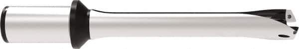 Allied Machine and Engineering - Series 32, 32 to 35mm Diam, 1-1/2" Diam Straight Shank with Flange, Straight Flute Spade Drill - 6-59/64" Max Depth, 11.7941" OAL, Standard Length, Through Coolant - Apex Tool & Supply