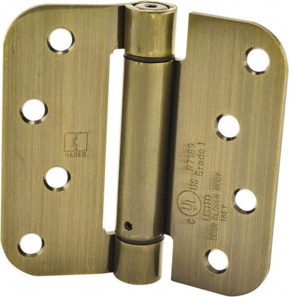 Hager - Specialty Hinges   Type: Self Closing Hinge    Length (Inch): 4 - Apex Tool & Supply