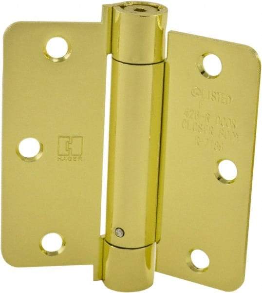 Hager - Specialty Hinges   Type: Self Closing Hinge    Length (Inch): 3-1/2 - Apex Tool & Supply