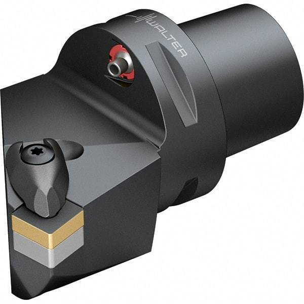 Walter - 0° Lead Angle, Indexable Turning Toolholder - 107.6mm OAL, Series DSKN-CAPTO-AUSSEN - Apex Tool & Supply