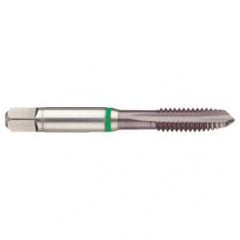 M2x0.40 6H 3-Flute Cobalt Green Ring Spiral Point Plug Tap-TiCN - Apex Tool & Supply