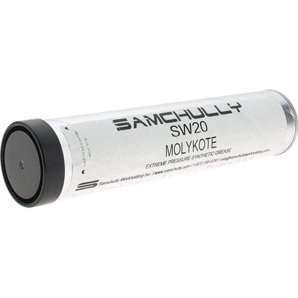 Samchully - 14 oz Tube Lithium Extreme Pressure Grease - Black, Extreme Pressure, Food Grade & High/Low Temperature, 350°F Max Temp, NLGIG 2, - Apex Tool & Supply