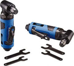 Norton - 2" Max Disc, 22,000 RPM, Pneumatic Handheld Disc Sander - 1/4" Inlet, 0.45 hp, 90 psi - Apex Tool & Supply