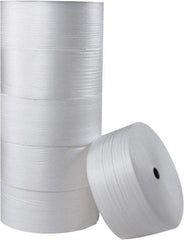 Made in USA - 1,250' Long x 18" Wide x 1/16" Thick, Foam Roll - White - Apex Tool & Supply