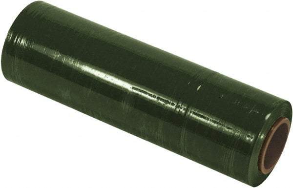 Made in USA - 18" x 1,500' 80 Gauge Green Cast Hand Stretch Film - Apex Tool & Supply