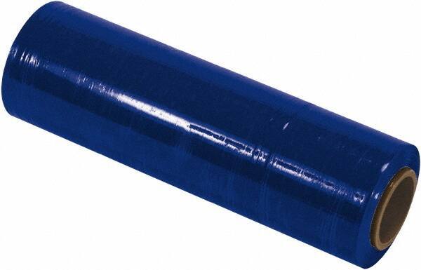 Made in USA - 18" x 1,500' 80 Gauge Blue Cast Hand Stretch Film - Apex Tool & Supply