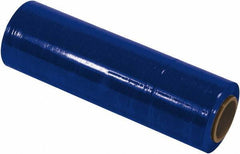Made in USA - 18" x 1,500' 80 Gauge Blue Cast Hand Stretch Film - Apex Tool & Supply