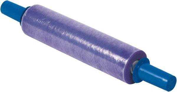 GoodWrappers - 15" x 1,000' 80 Gauge Purple Premium Stretch Film - Apex Tool & Supply