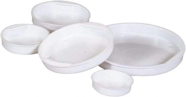 Made in USA - 23-1/4" Wide x 24-1/2" Long x 16-1/4" High Round Mailing Tube End Caps - White - Apex Tool & Supply