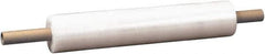 Value Collection - 15" x 1,000' 90 Gauge Clear Extended Core Cast Stretch Film - Apex Tool & Supply