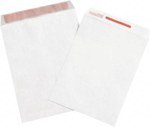 Dupont - 13" Long x 10" Wide Peel-Off Self-Seal Tyvek Flat Catalog Envelopes - White - Apex Tool & Supply