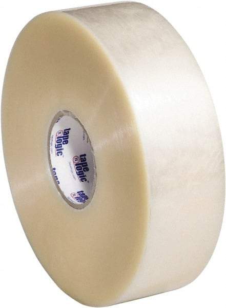Tape Logic - 3" x 1,000 Yd Clear Hot Melt Adhesive Packaging Tape - Polypropylene Film Backing, 1.9 mil Thick, 22 Lb Tensile Strength - Apex Tool & Supply