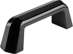 Electro Hardware - 5.16" Between Centers M8 Hole, Duroplast External Pull Handle - 0.79" Handle Width, 2.17" Handle Height, 6.5" OAL, Plastic Finish - Apex Tool & Supply