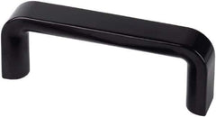 Electro Hardware - 4.29" Between Centers M6 Hole, Duroplast External Pull Handle - 0.83" Handle Width, 1.77" Handle Height, 4.88" OAL, Plastic Finish - Apex Tool & Supply