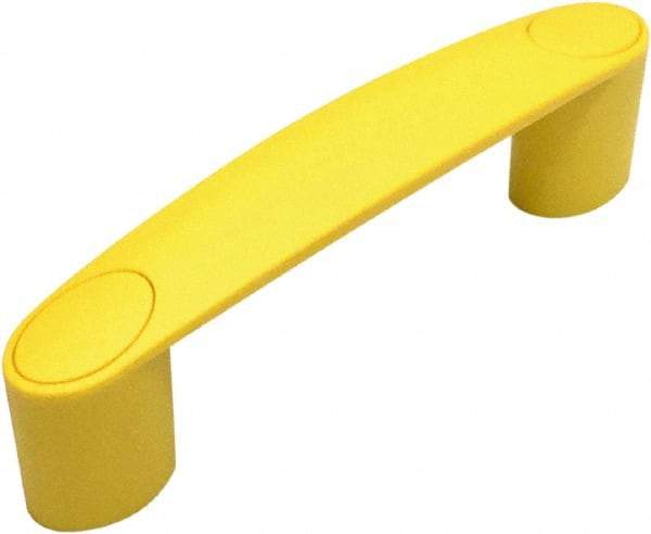 Electro Hardware - 5.91" Between Centers 0.33" Hole, Polyamide External Pull Handle - 1.22" Handle Width, 1.89" Handle Height, 7.13" OAL, Plastic Finish - Apex Tool & Supply