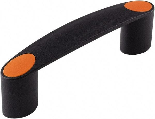 Electro Hardware - 4.61" Between Centers 1/4-20 Hole, Polyamide External Pull Handle - 0.98" Handle Width, 1.77" Handle Height, 5.75" OAL, Plastic Finish - Apex Tool & Supply