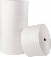 Made in USA - 350' Long x 12" Wide x 1/8" Thick, Polyethylene Foam - White - Apex Tool & Supply