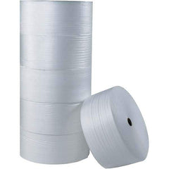 Made in USA - 750' Long x 6" Wide x 3/32" Thick, Foam Roll - White - Apex Tool & Supply