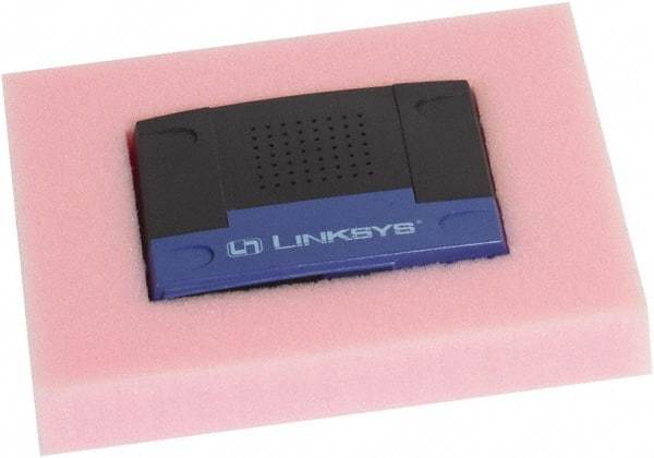 Made in USA - 24" Long x 24" Wide, Antistatic Pick & Pack Foam - Pink, Standard Grade - Apex Tool & Supply